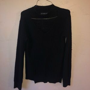 Black sweater shirt